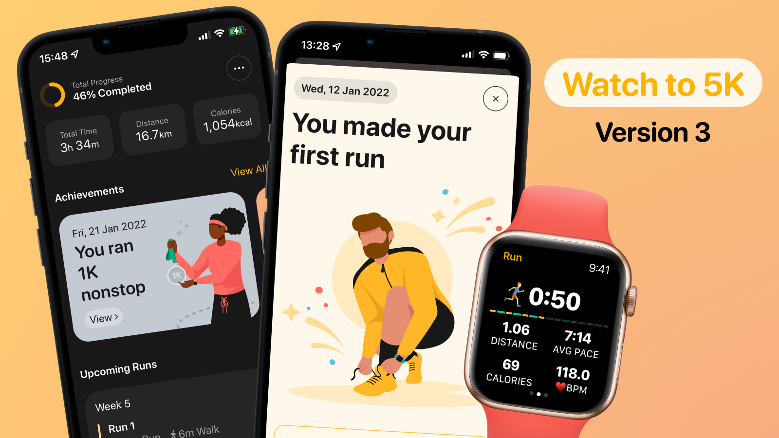 Watch to 5K: Learn to run 5K with just your Apple Watch | Indie Apps ...